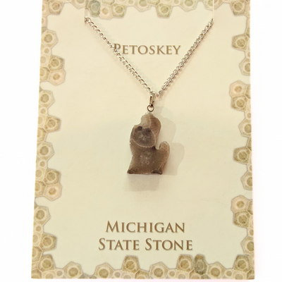 Petoskey Michigan Pendant Necklace