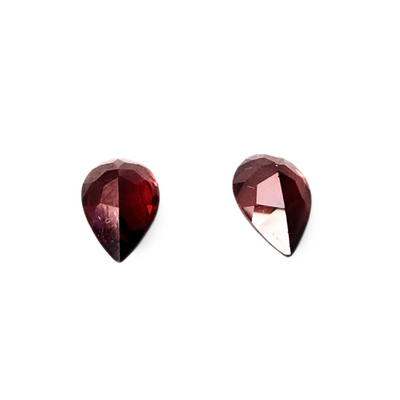 GAR-1011 Garnet, Faceted Pair