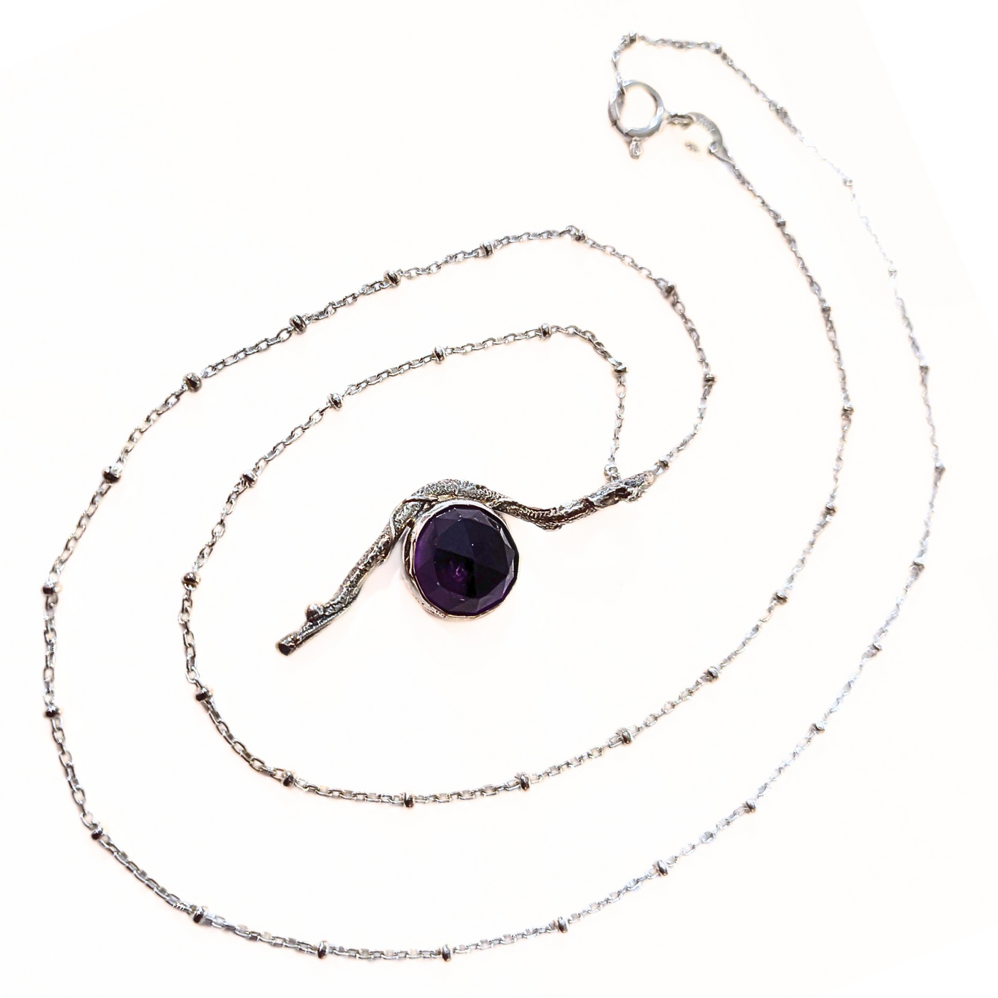 JSD-6130 Amethyst Branch Pendant