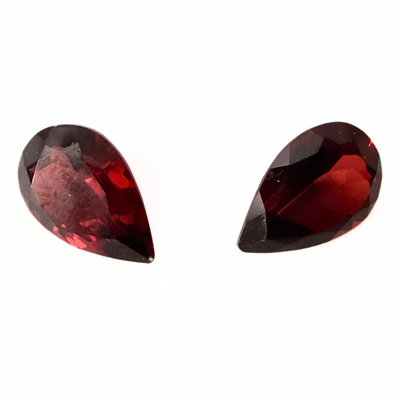 GAR-1011 Garnet, Faceted Pair