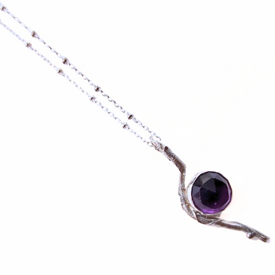 JSD-6130 Amethyst Branch Pendant