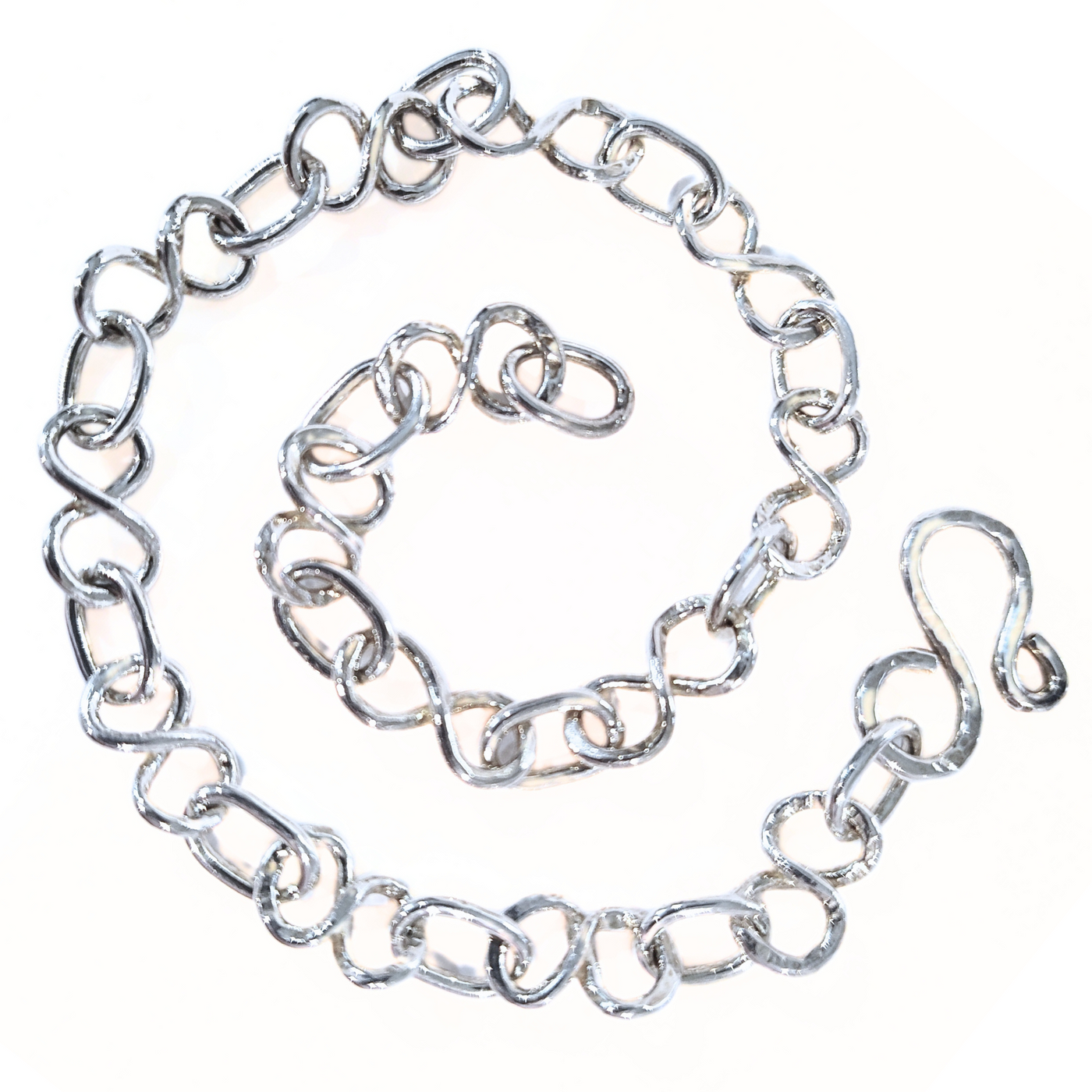 JGS-004 Figure-8 Fine Silver Bracelet