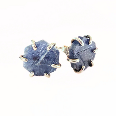 JSD-Sapphire Stud Earrings