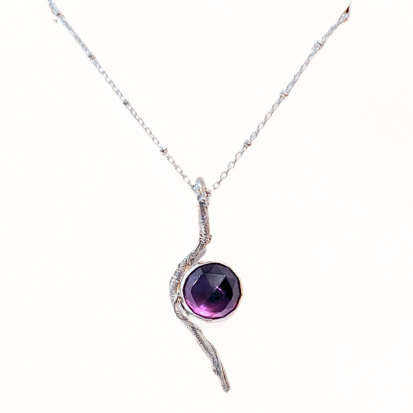 JSD-6130 Amethyst Branch Pendant