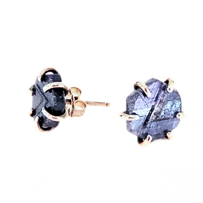 JSD-Sapphire Stud Earrings