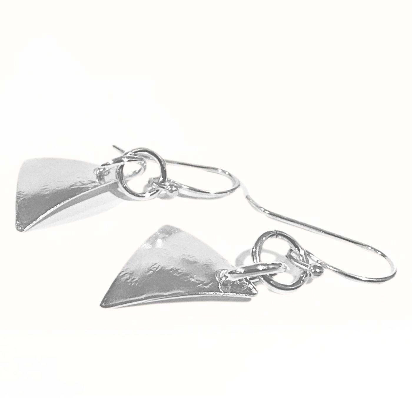 SM-437 Simple Silver Collection Convex Triangles