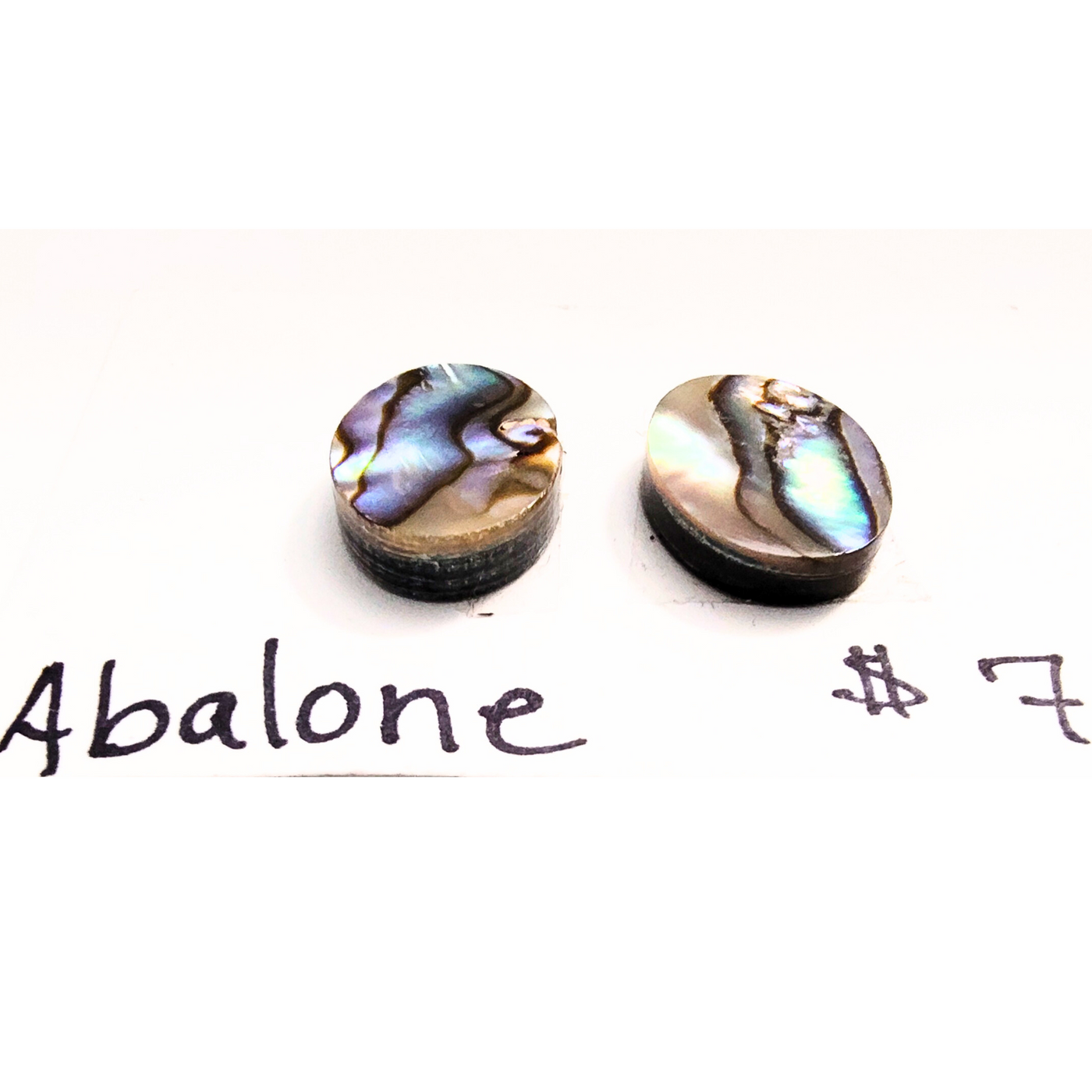 ABL-1002 Abalone Cabochon Pair