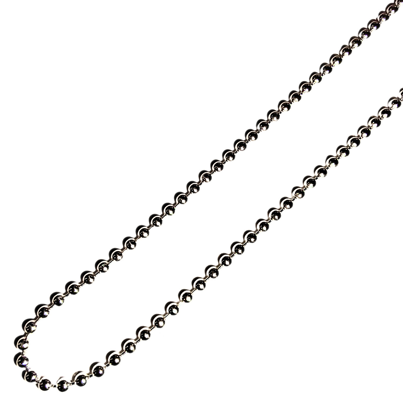 20" 2.0mm Bead Chain (Sterling Silver)