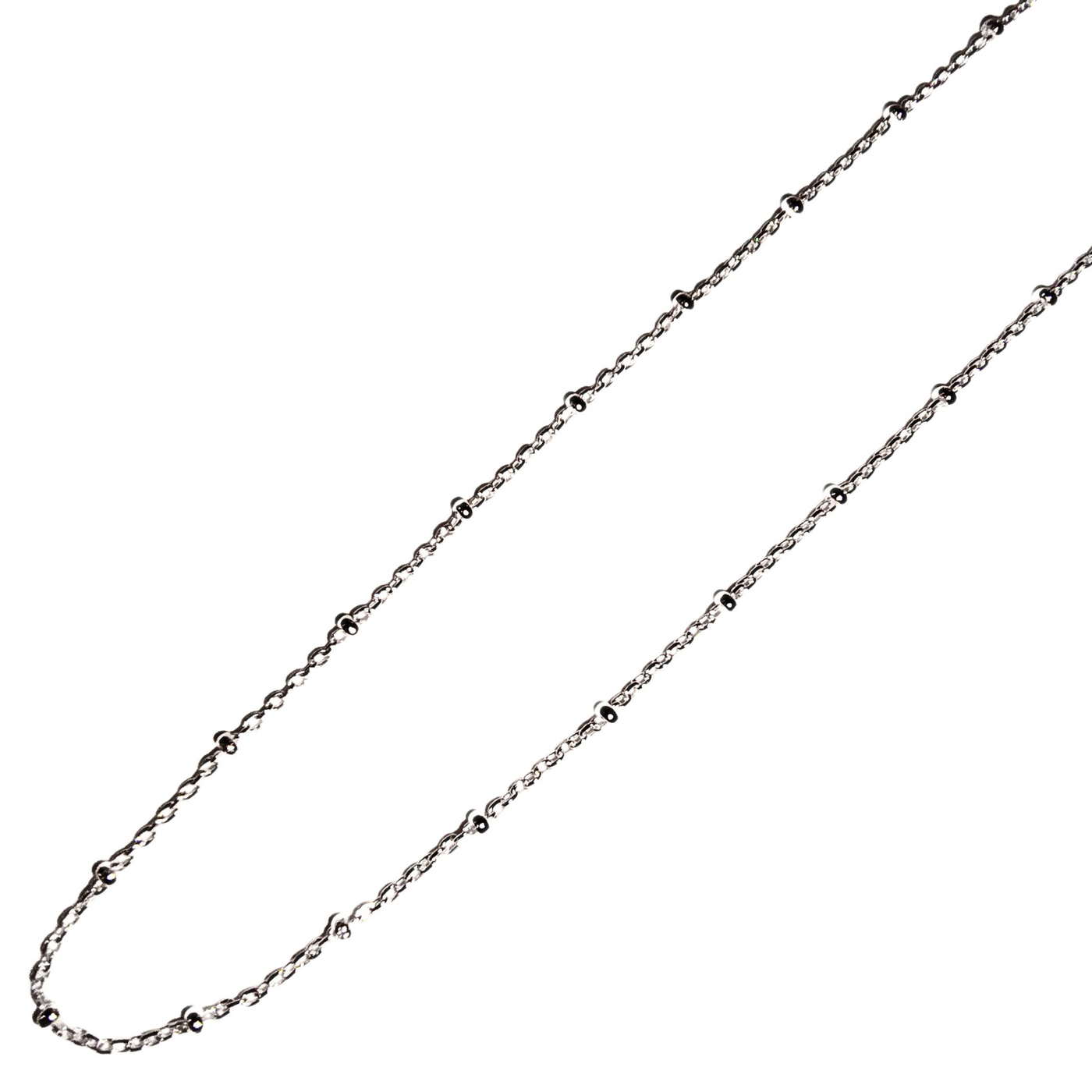 18" Saturn Cable Chain 1.2mm (Sterling Silver)