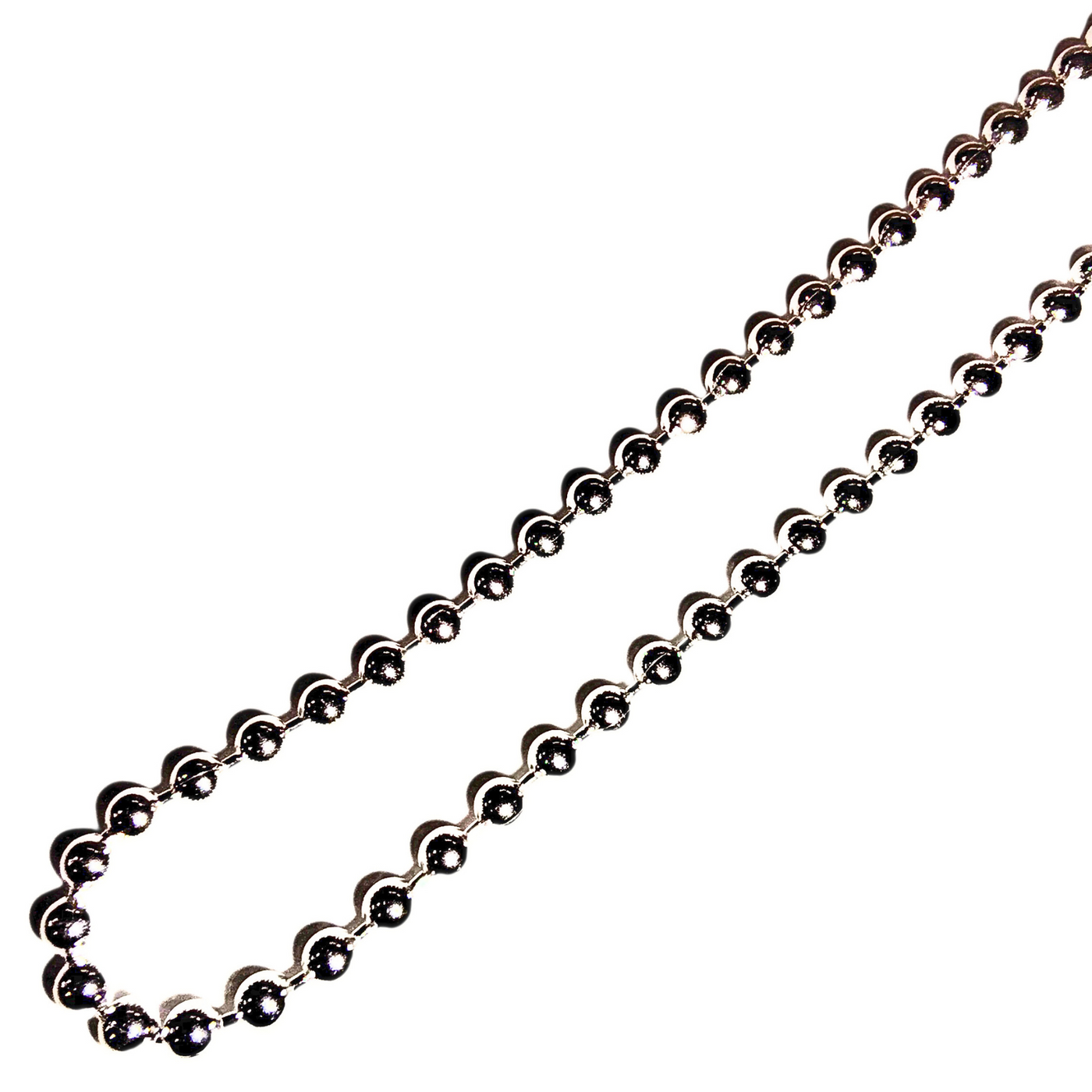 18" 3.0mm Bead Chain (Sterling Silver)