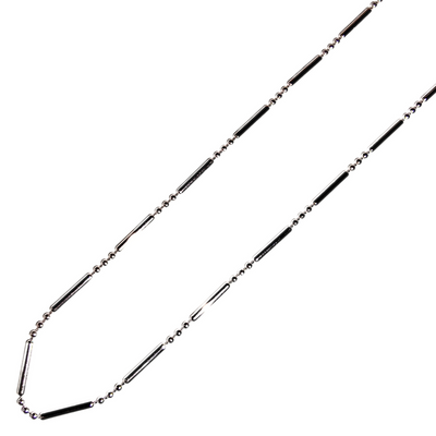 20" 3+1 Bead Chain Sterling