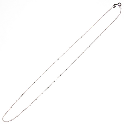 18" Saturn Cable Chain 1.2mm (Sterling Silver)