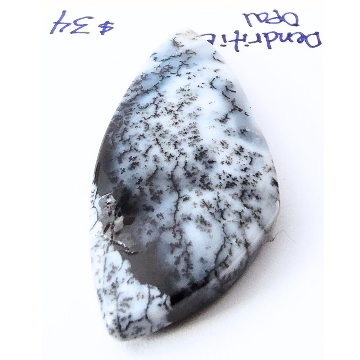 DOP-1003 Dendritic Opal Cabochon