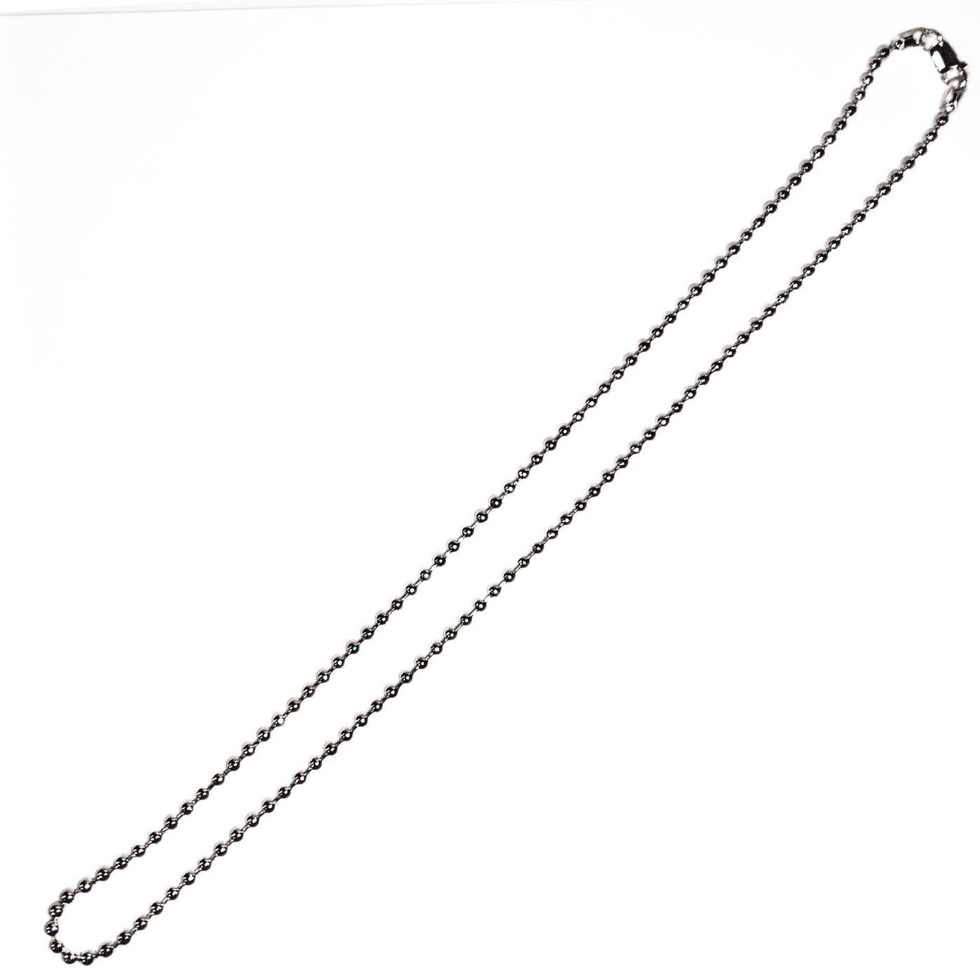 18" 3.0mm Bead Chain (Sterling Silver)