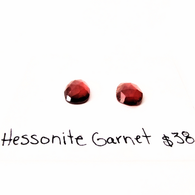 GAR-1008 Garnet Rose Cut Pair