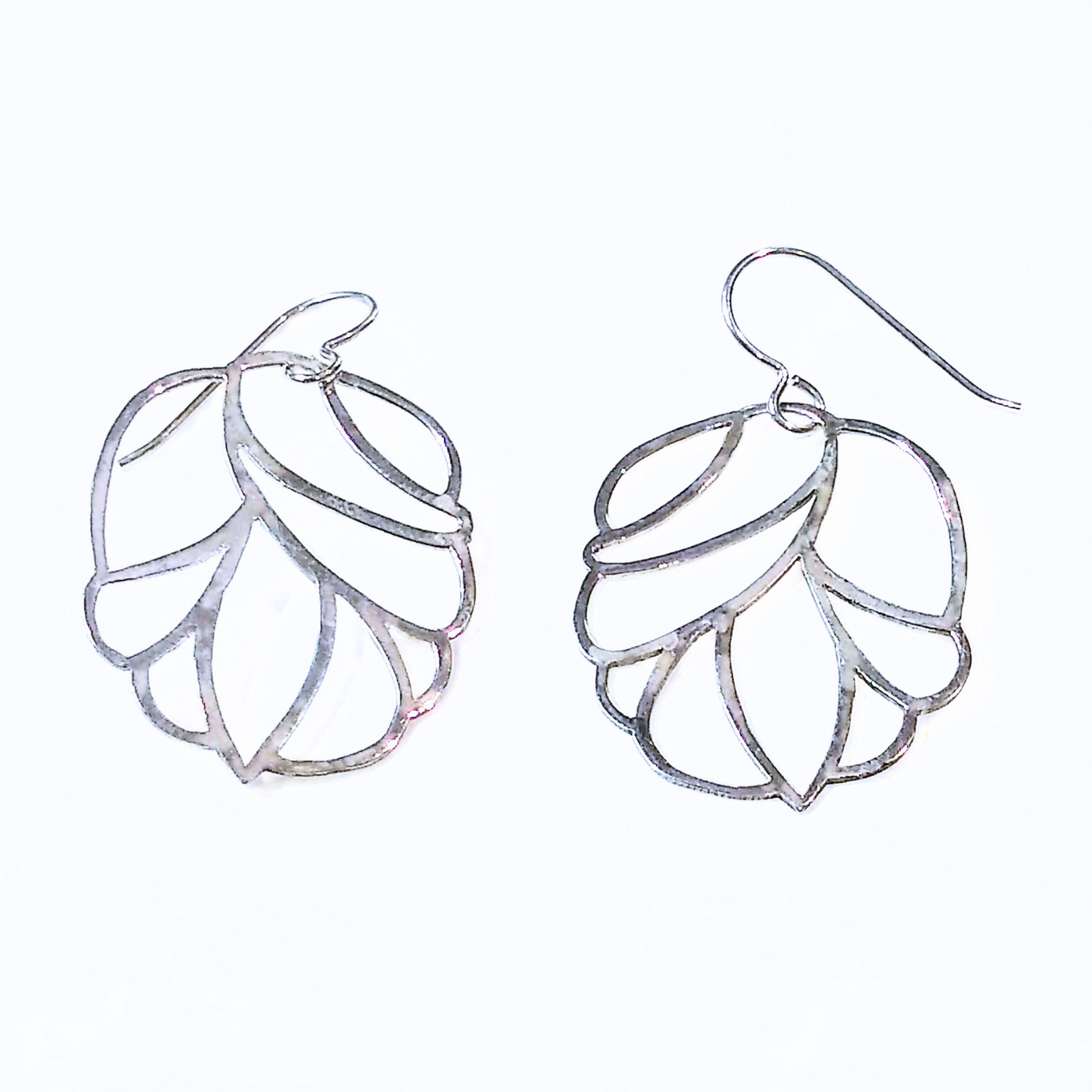 SA-033 Medium Organic "Bud" Cutout Earrings