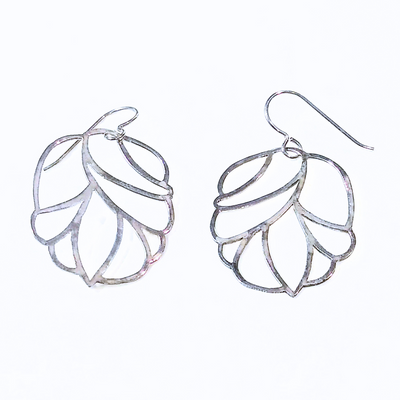 SA-033 Medium Organic "Bud" Cutout Earrings