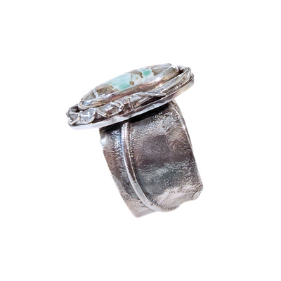 JSD-2050 Variscite Wave Ring (7.5)