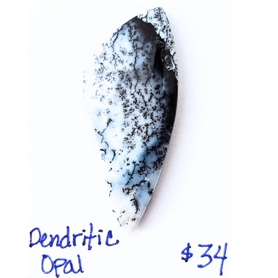 DOP-1003 Dendritic Opal Cabochon