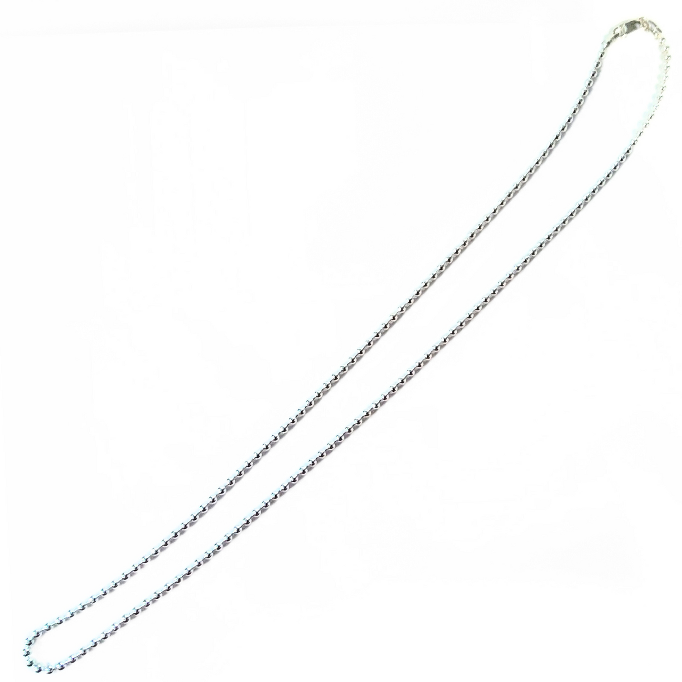 24" 3.0mm Bead Chain (Sterling Silver)