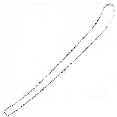 24" 3.0mm Bead Chain (Sterling Silver)