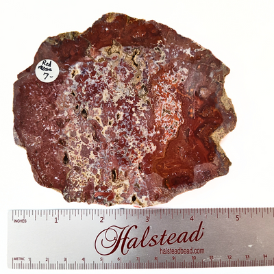 SLAB-048 Red Moss Agate Slab