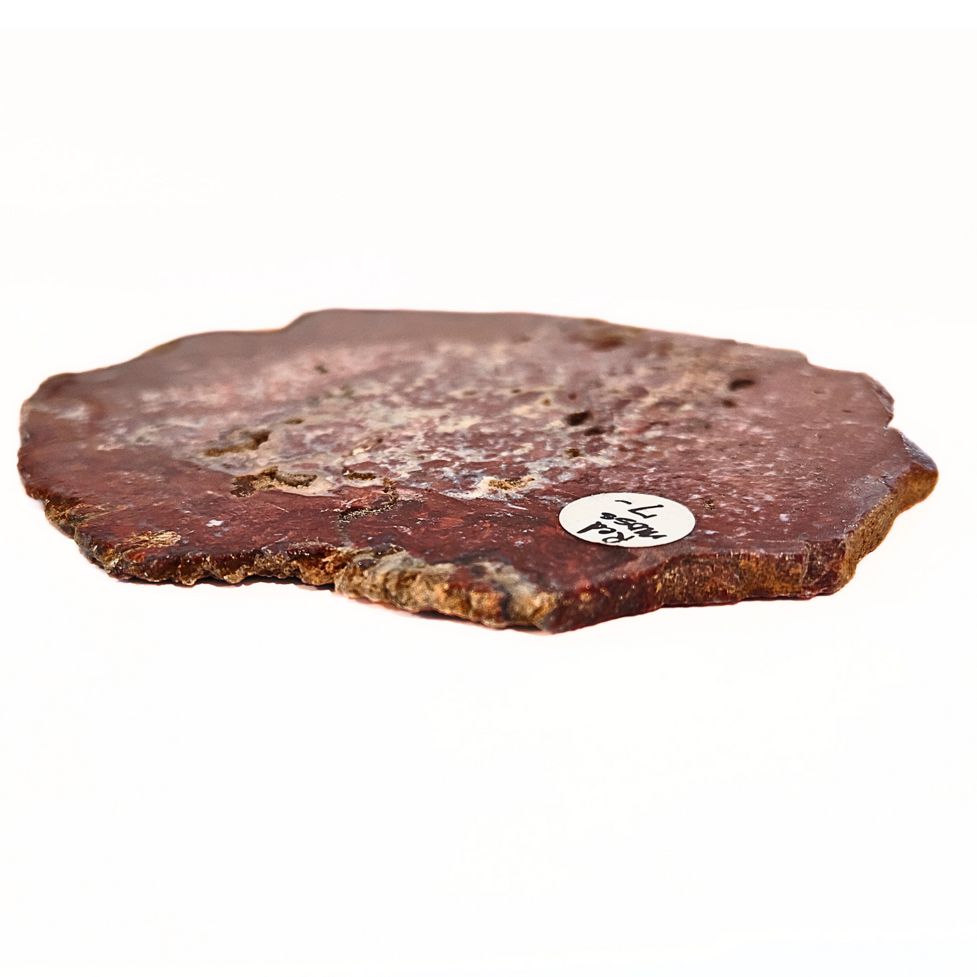 SLAB-048 Red Moss Agate Slab