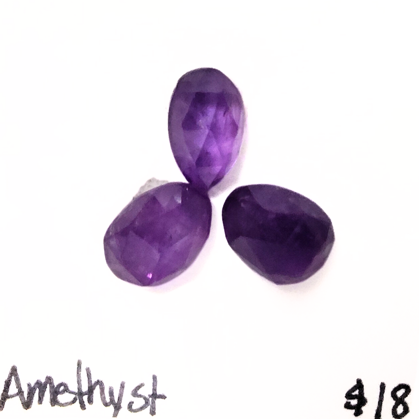 AME-1007 Amethyst Rose Cut Trio