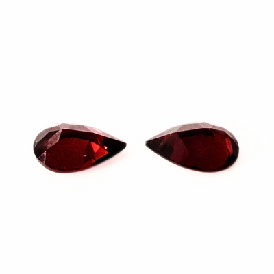 GAR-1011 Garnet, Faceted Pair