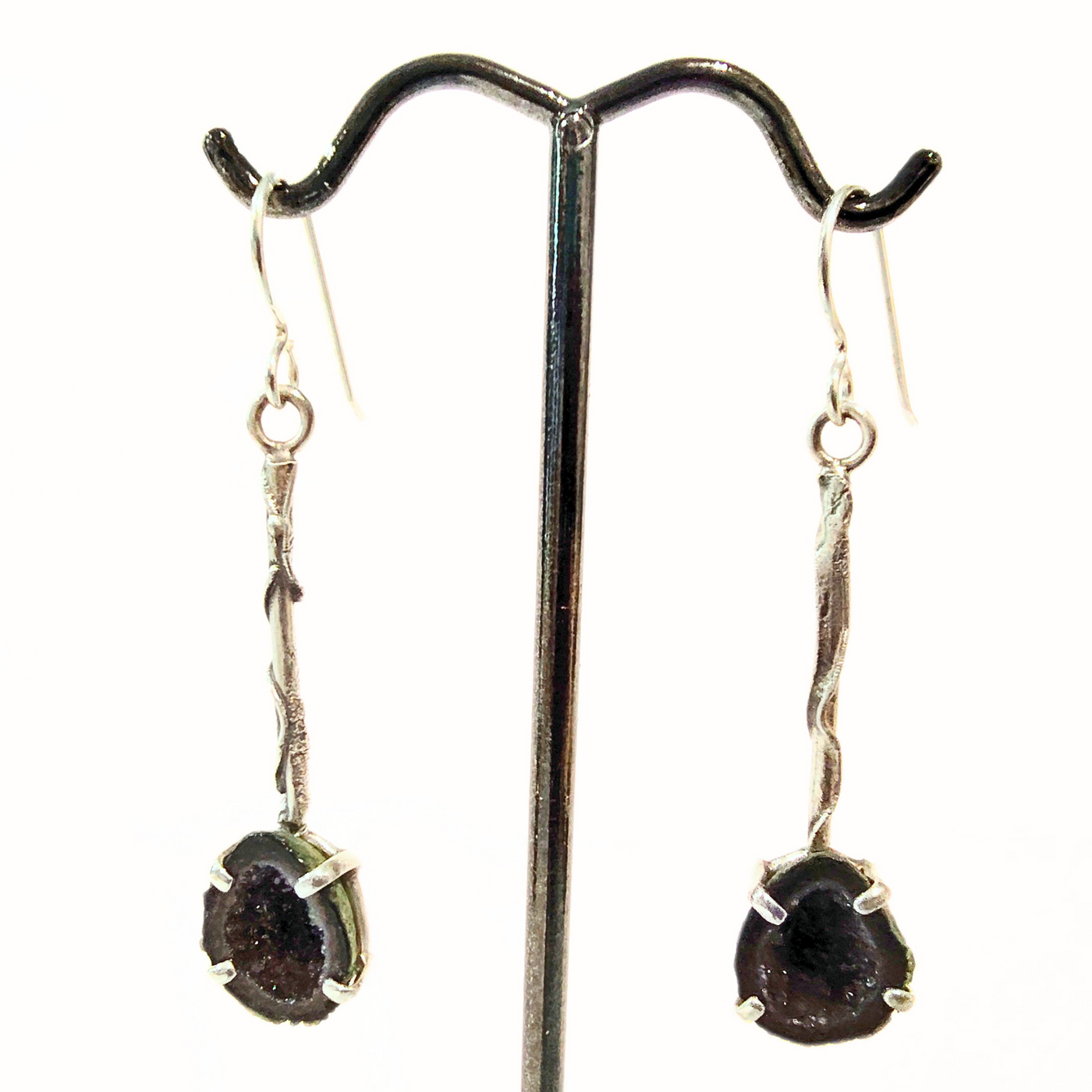 JSD-1029 Branch Earring With Geode