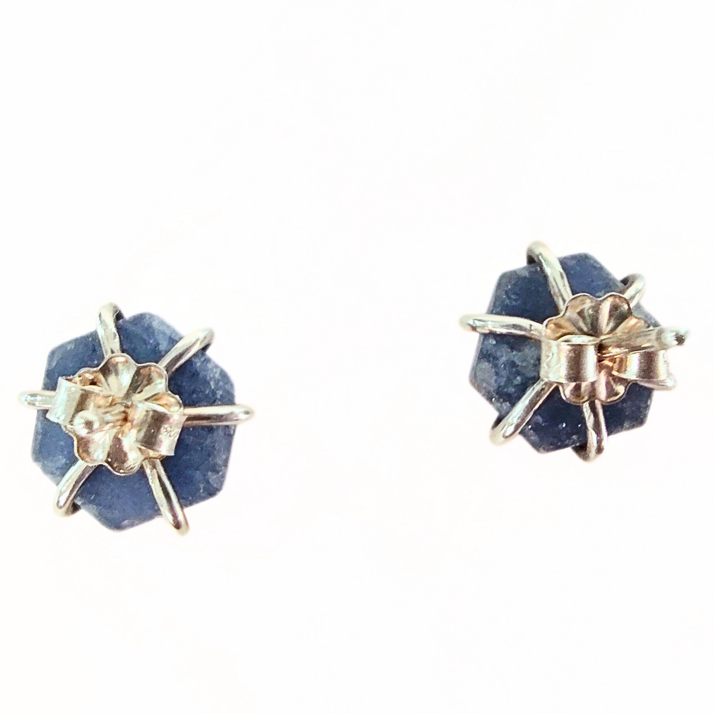 JSD-Sapphire Stud Earrings