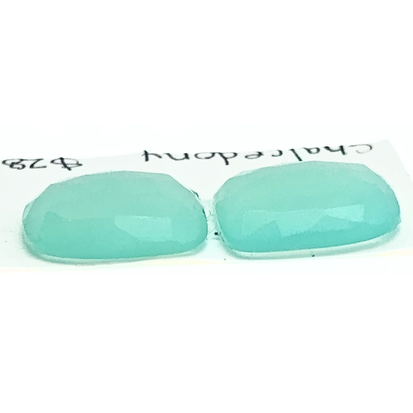 CDY-1000 Chalcedony Rose Cut Pair