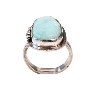 JEM-081 Chrysoprase Ring 6.5