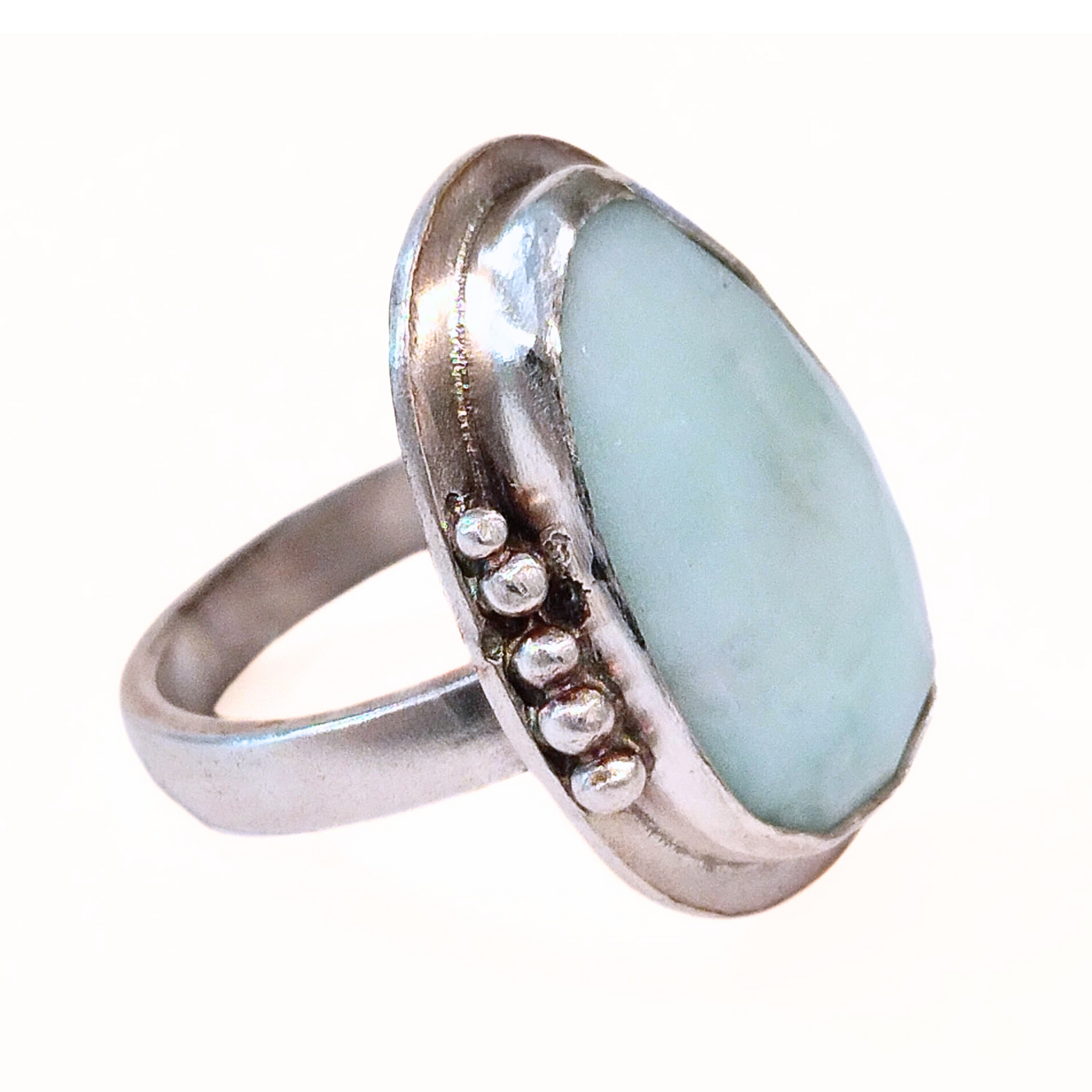 JEM-081 Chrysoprase Ring 6.5