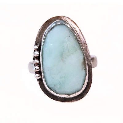 JEM-081 Chrysoprase Ring 6.5