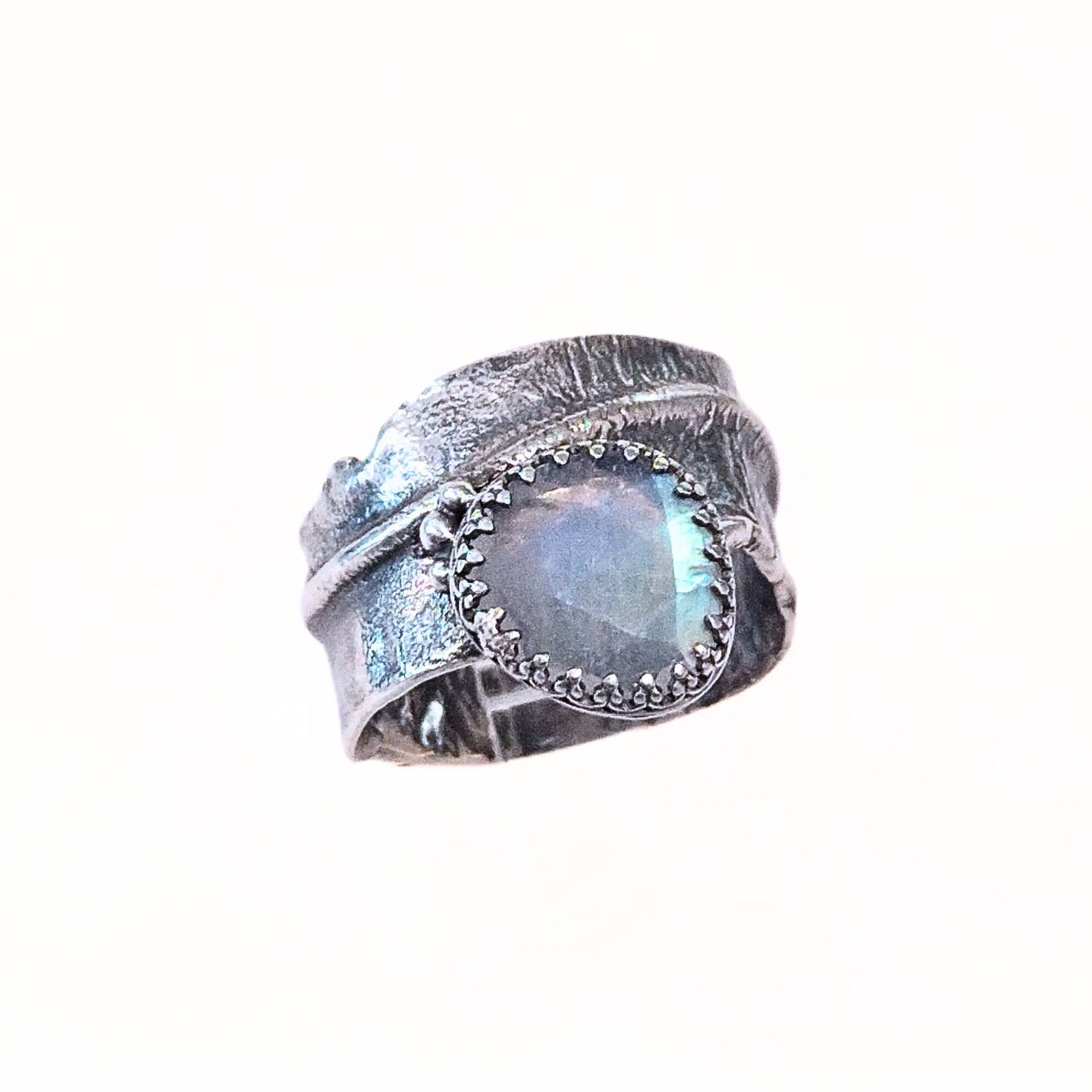 JSD-2043 Moonstone Wave Ring