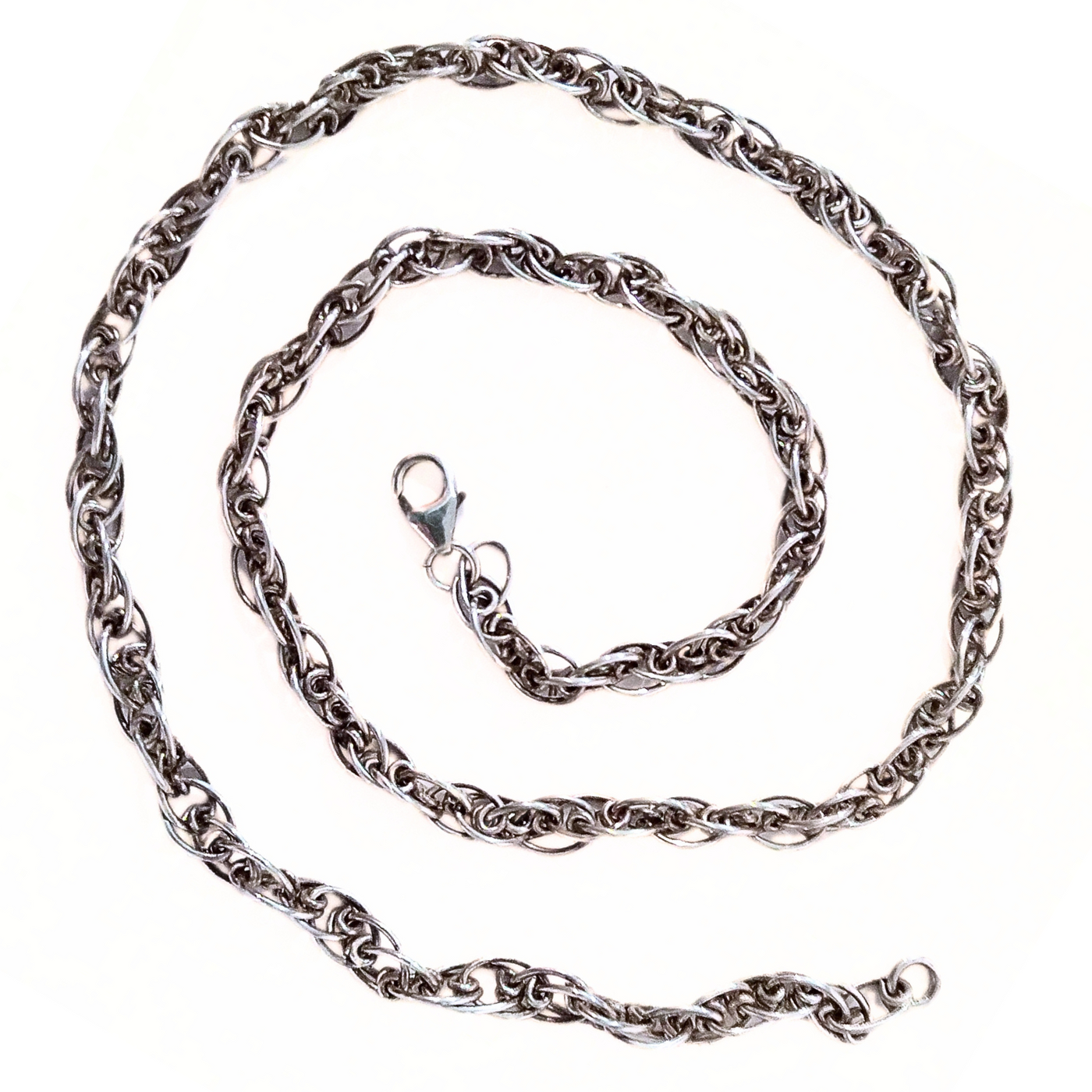 LEE-099 Sterling Fly Eye Chain 18"