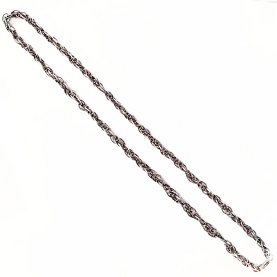 LEE-099 Sterling Fly Eye Chain 18"