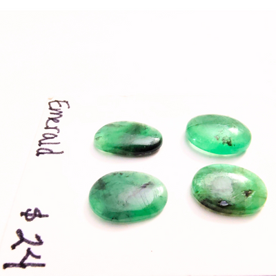 EMR-1002 Emerald Cabochon Quartet