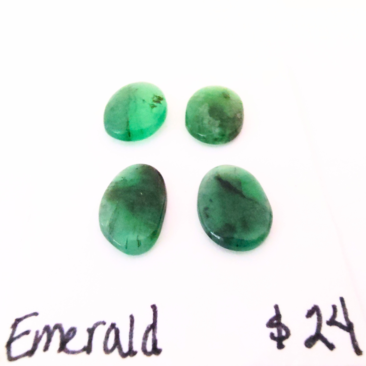 EMR-1002 Emerald Cabochon Quartet