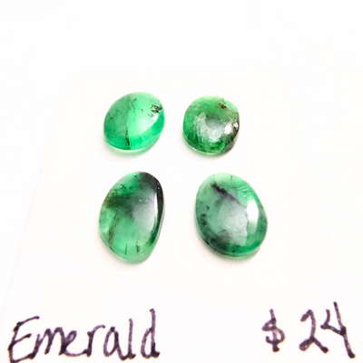 EMR-1002 Emerald Cabochon Quartet