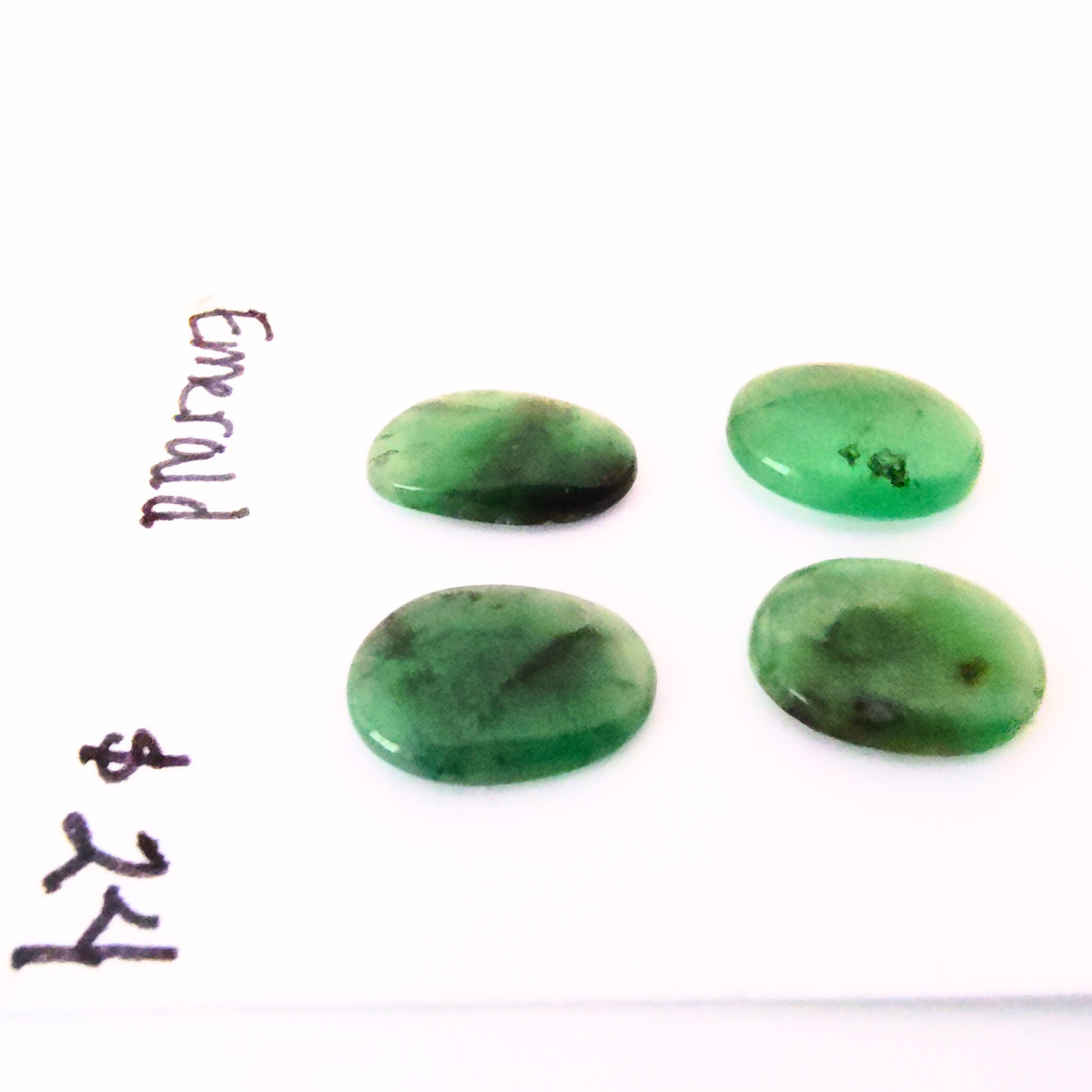 EMR-1002 Emerald Cabochon Quartet